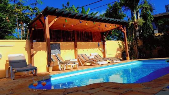 Jolie Villa Santa Avec Piscine Pointe aux Piments Buitenkant foto